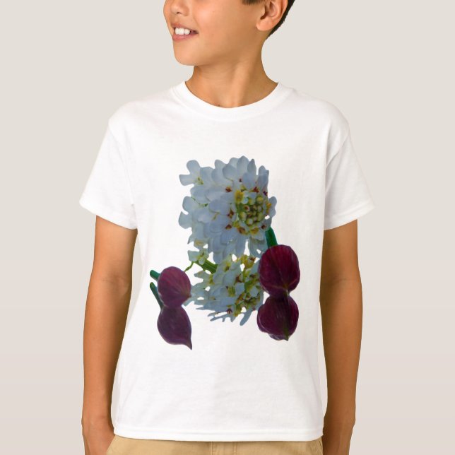 Camiseta Reflexiones florales (Anverso)