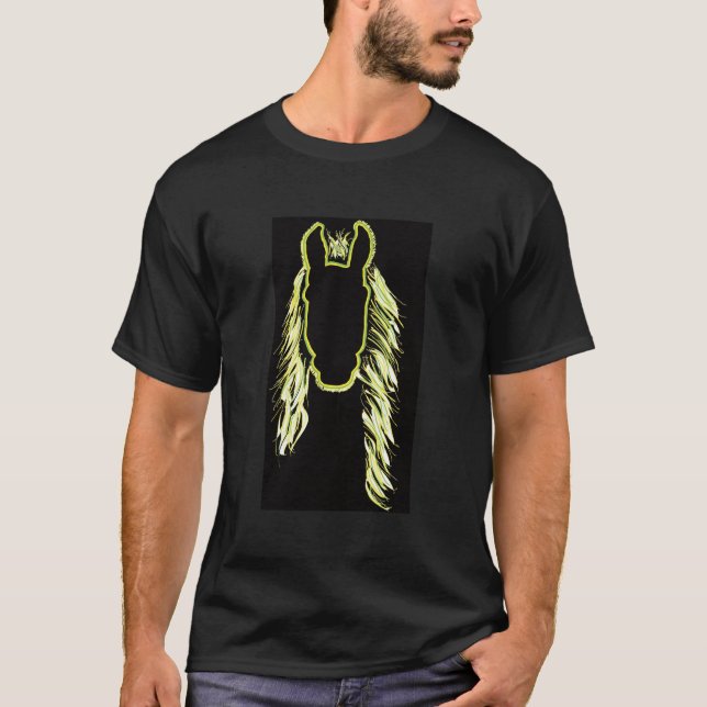 Camiseta Reflexiones soleadas de un caballo (Anverso)