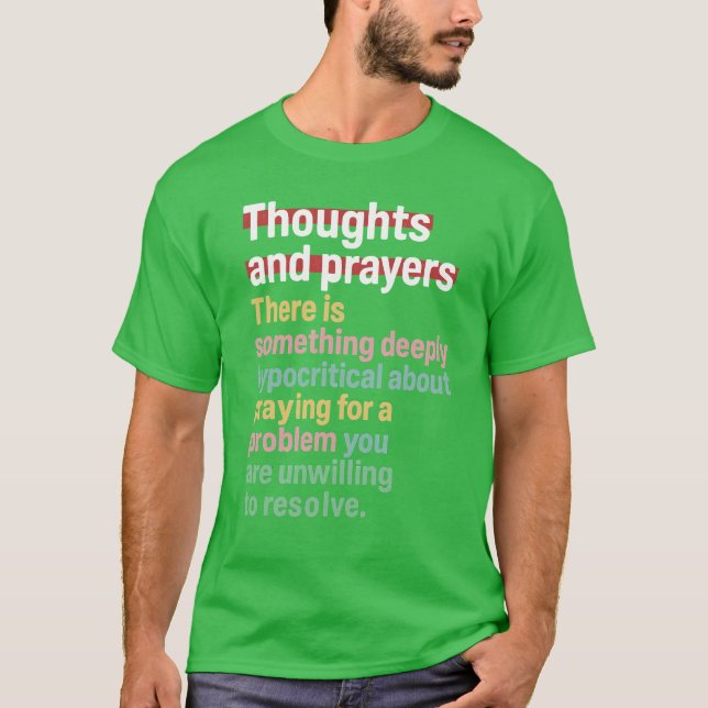 Camiseta Reflexiones y oraciones (Anverso)