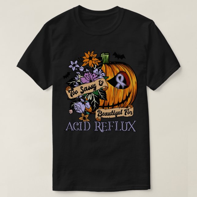 Camiseta Reflux ácida Sensibilización retro halloween atemo (Diseño del anverso)