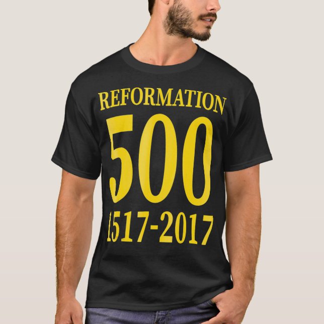 Camiseta Reforma 500 Aniversario 15172017 (Anverso)