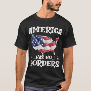 Camiseta Reforma antiinmigración Estados Unidos No hay fron