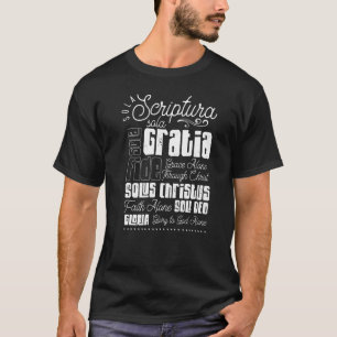 Camiseta Reforma cristiana protestante Sola Scriptura 5