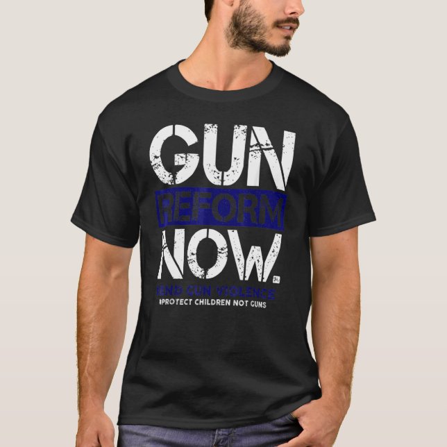 Camiseta Reforma de armas ya basta para acabar con la viole (Anverso)
