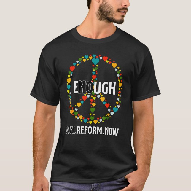 Camiseta Reforma de las armas ahora no hay suficiente arma  (Anverso)