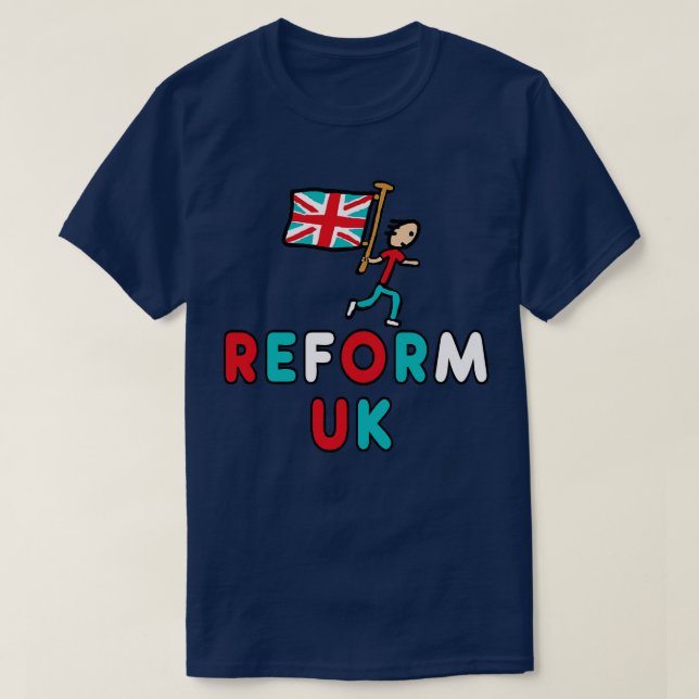 Camiseta Reforma del Reino Unido (Diseño del anverso)