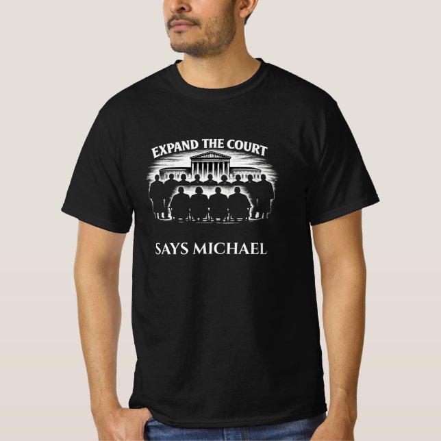 Camiseta Reforma Judicial Ampliar El Tribunal (Anverso)