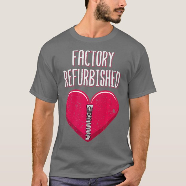 Camiseta Reformado en Fábrica, Obtén Cirugía Cardíaca De Re (Anverso)