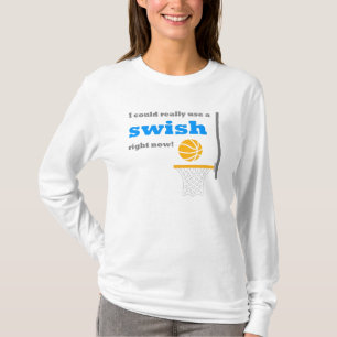 Camiseta Refrán de motivación del chasquido del baloncest