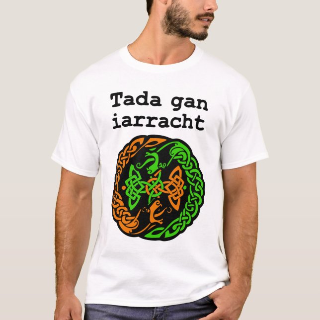 Camiseta Refrán irlandés con Knotwork (Anverso)