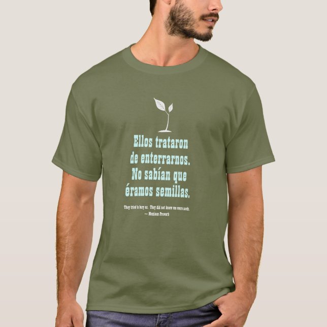 Camiseta Refrán Mexicano (Anverso)