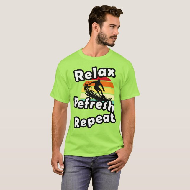 Camiseta Refrescar repetición (Anverso completo)