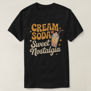 Camiseta Refresco de Crema Dulce Nostalgia, Refresco Antigu