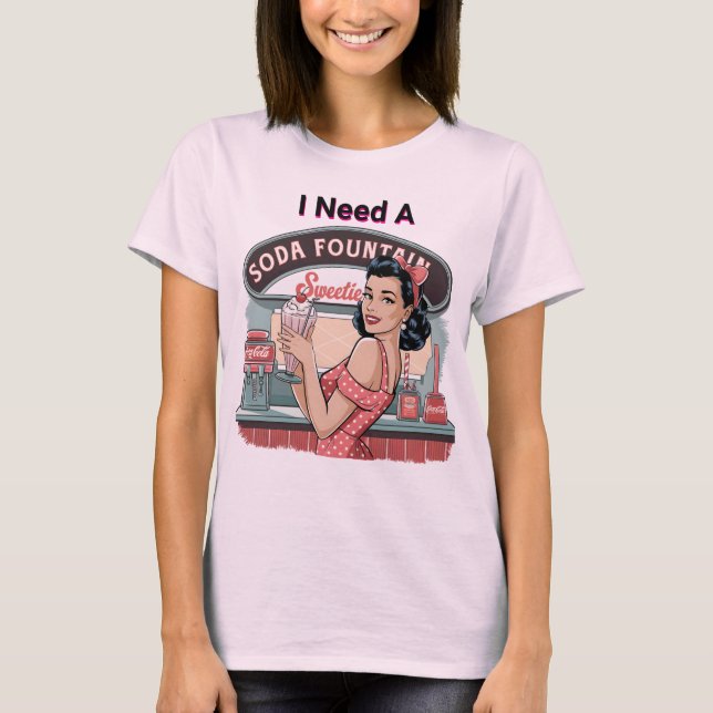 Camiseta Refresco de Pop Art  (Anverso)