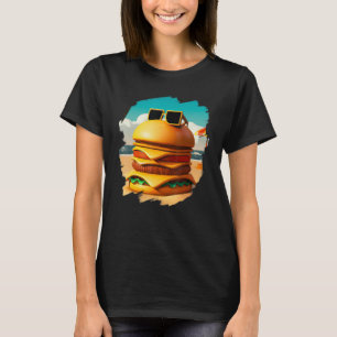 Camiseta Refrigeración por hamburguesa Guay en comida rápid