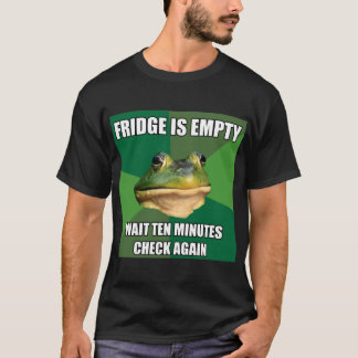 Camiseta Refrigerador vacío de la rana asquerosa de Bachel