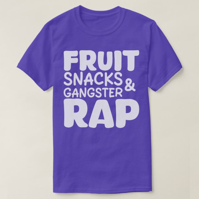 Camiseta refrigerios de fruta rap 1 (Diseño del anverso)