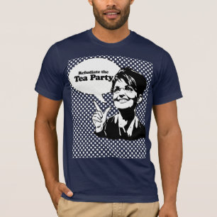 Camiseta Refudiate la fiesta del té