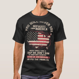 Camiseta Refugiados patriotas de Estados Unidos Patrioti