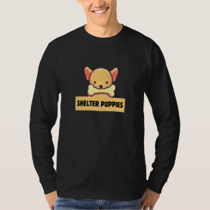 Camiseta Refugio de adopción para hombres cachorros Rescate