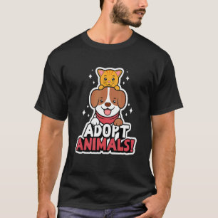 Camiseta Refugio De Animales Rescatando Gatos Y Perros