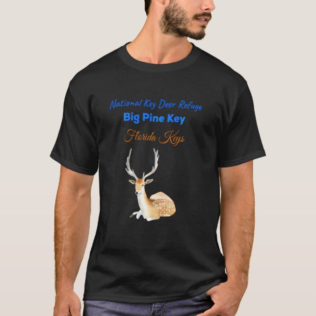Camiseta Refugio de ciervos de claves nacionales llave de p (Anverso)