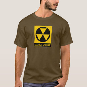 Camiseta Refugio de polvillo radiactivo de la bomba atómica
