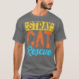 Camiseta Refugio de rescate de gatos perdidos para adopción