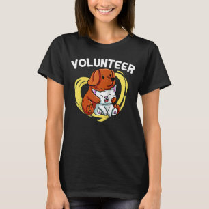 Camiseta Refugio voluntario de rescate de animales Ayuda o