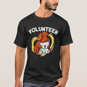 Camiseta Refugio voluntario de rescate de animales Ayuda o