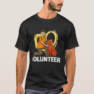 Camiseta Refugio voluntario de rescate de animales Ayuda o