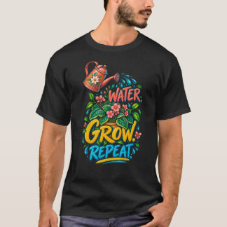 Camiseta Regadera de Cuidados de Plantas Coloridas Water Gr