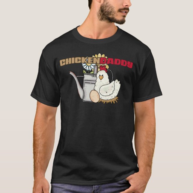 Camiseta Regadera de pollo Chickendaddy vintage (Anverso)