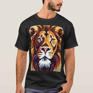 Camiseta "Regal Geometric Lion T-Shirt Collection"
