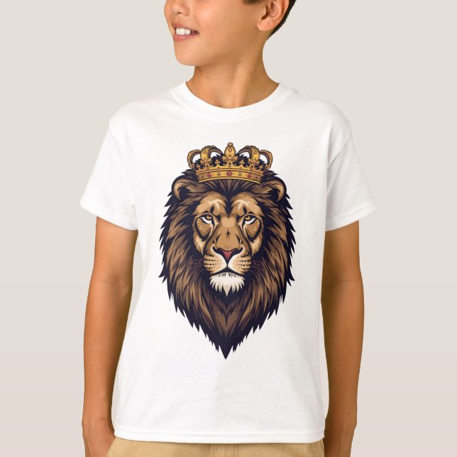 Camiseta Regal Lion Crown Emblem (Anverso)