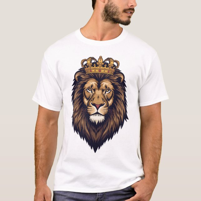 Camiseta Regal Lion Crown Emblem (Anverso)