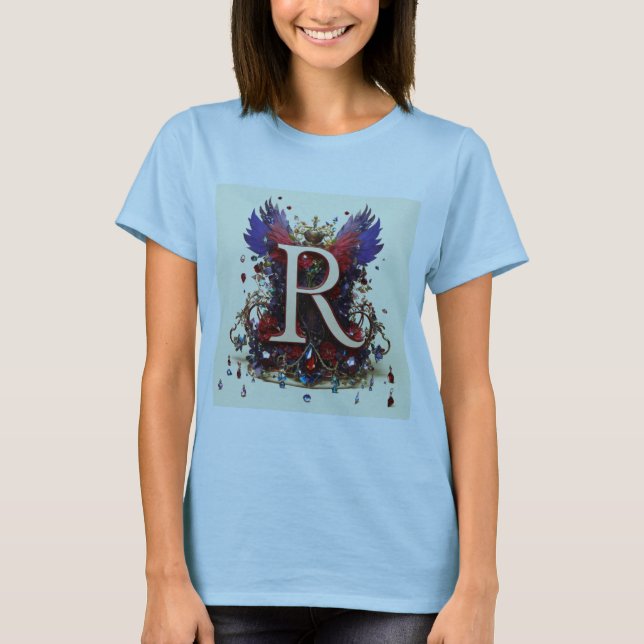 Camiseta "Regal Majesty Crystal Adorned Crow (Anverso)