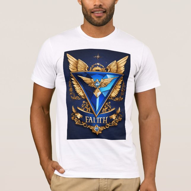 Camiseta "Regal Wings Diamond: Un asunto de zafiro y oro po (Anverso)