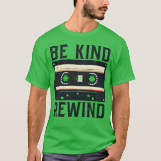 Camiseta Regala Rebobinar Nostálgico Retro 80s 90s divertid