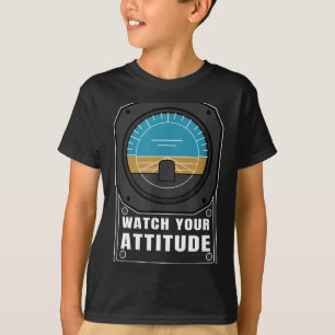 Camiseta Regala un reloj con actitud piloto aviación regalo