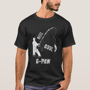 Camiseta Regalo Abuelo Pesca Carrete Antiguo Cool G Paw Pes