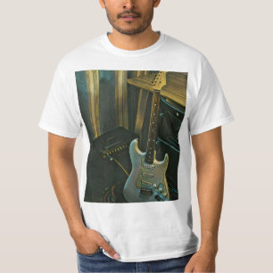 Camiseta regalo acústico de guitarra eléctrica de bajo