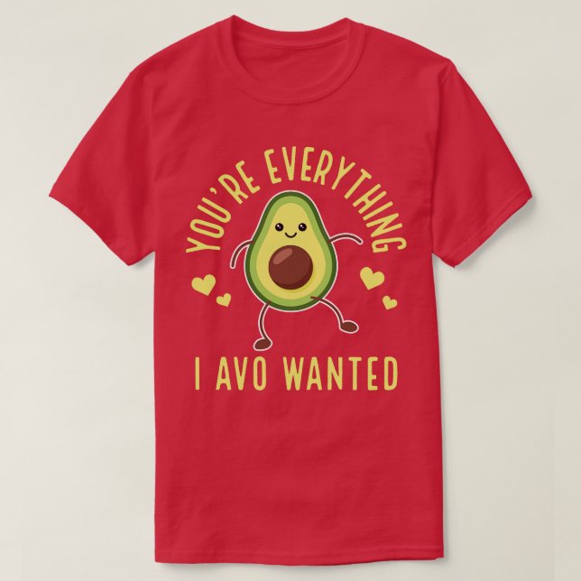 Camiseta Regalo aguacate Lover Cute (Diseño del anverso)
