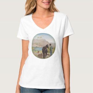 Camiseta Regalo al planeta - el t'shirt de la mujer