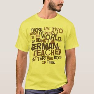 Camiseta Regalo alemán del profesor