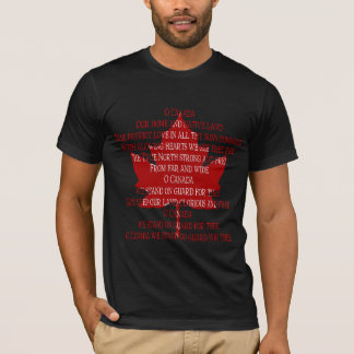 Camiseta Regalo Anthem Canadá Souvenir Canadá