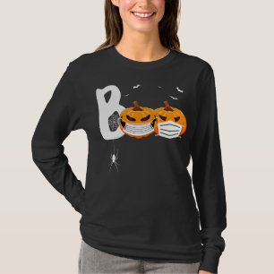 Camiseta Regalo araña Calabazas de Halloween con máscara