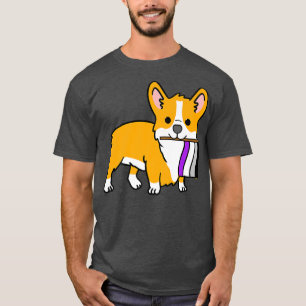 Camiseta Regalo Aseual Ace Pride Corgi 