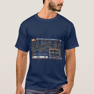 Camiseta regalo básico de Kansas