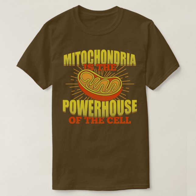 Camiseta Regalo biólogo de biología mitocondria (Diseño del anverso)